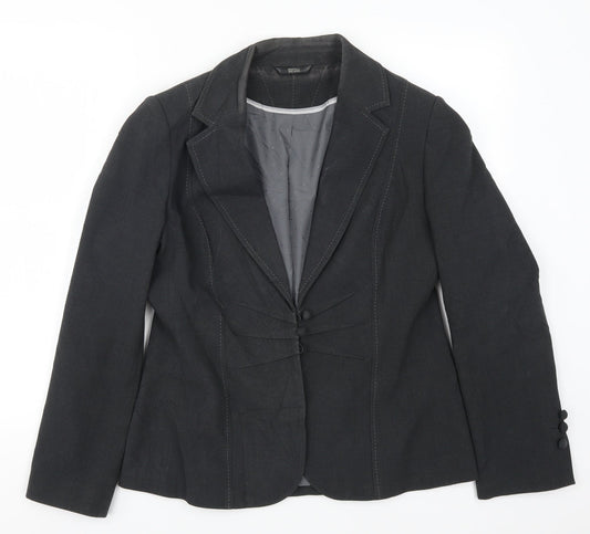 Marks and Spencer Womens Grey   Jacket Suit Jacket Size 14