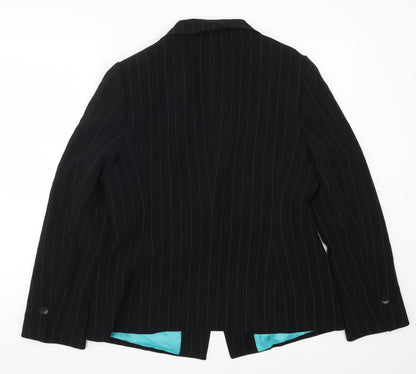Womens UK Size 14 Planet Regular Black Suit Jacket
