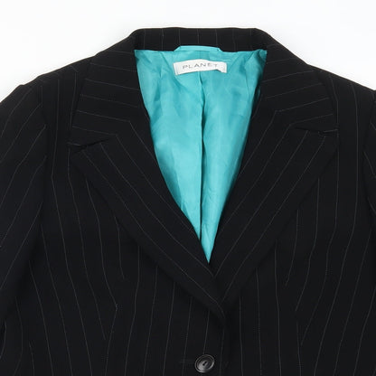 Womens UK Size 14 Planet Regular Black Suit Jacket
