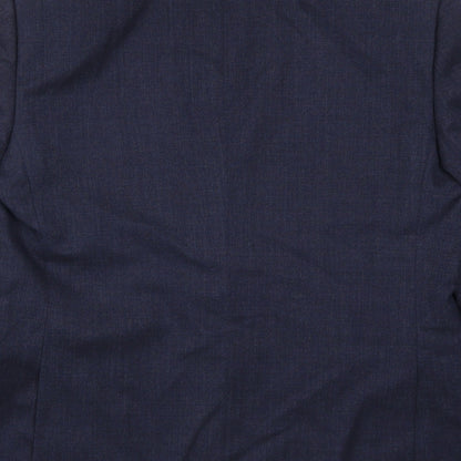 Mens UK Size 40 Marks and Spencer Regular Blue Suit Jacket