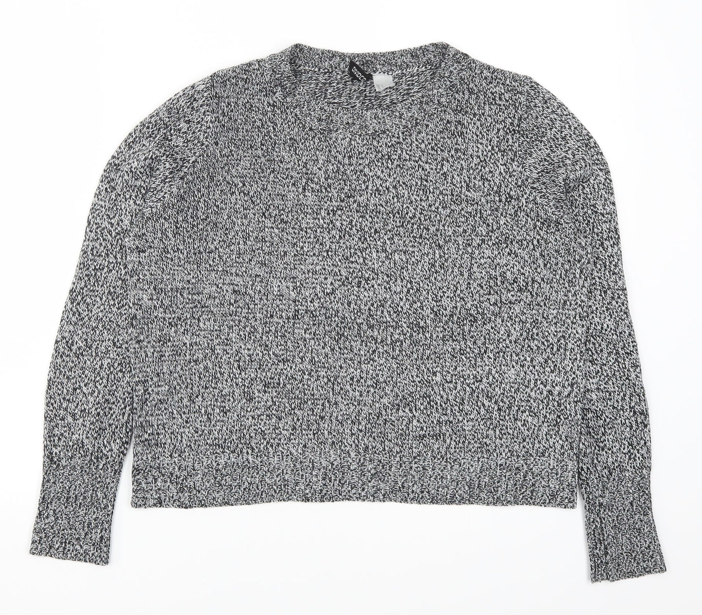 Womens UK Size S H&M Grey Pullover Jumper