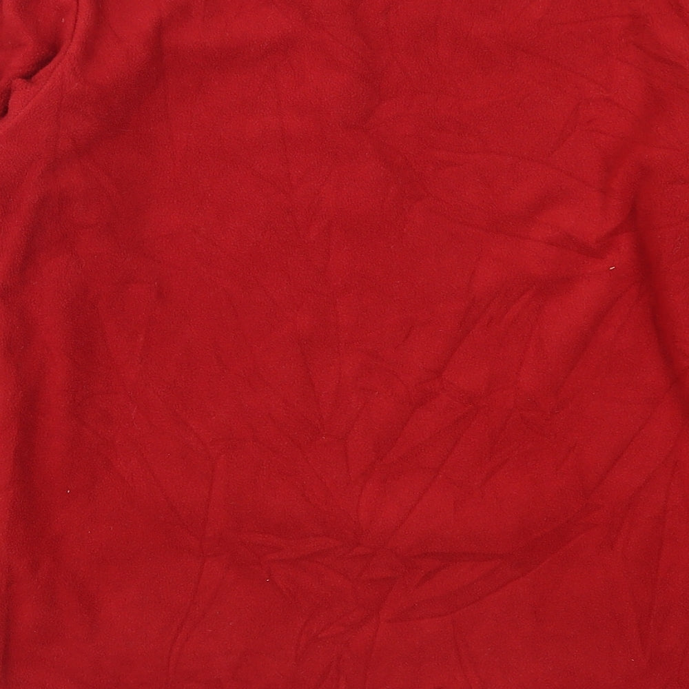 Night & Day Womens Red Solid  Top Pyjama Top Size M