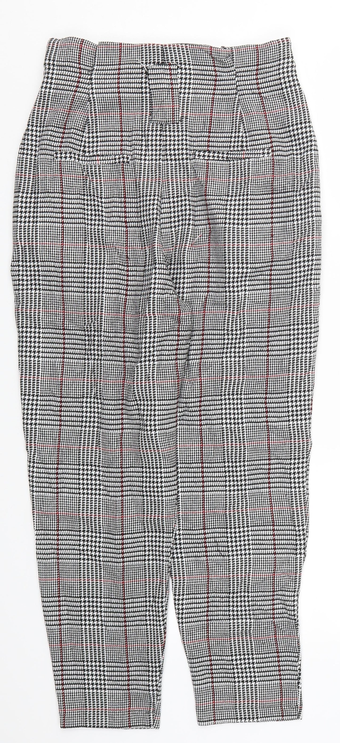 Womens UK Size 10 Bershka Regular Fit  Grey Trousers
