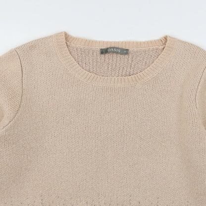 Womens UK Size M Oasis Pink Pullover Jumper