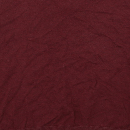 Topman Mens Red  Knit Pullover Jumper Size M