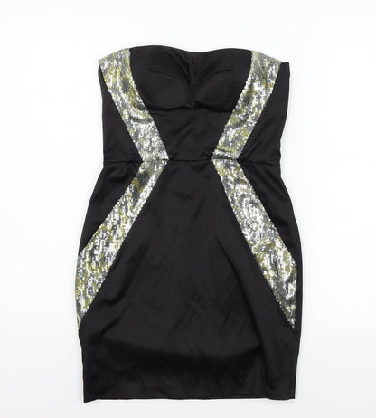 Elise Ryan Womens Black   Bodycon  Size 8