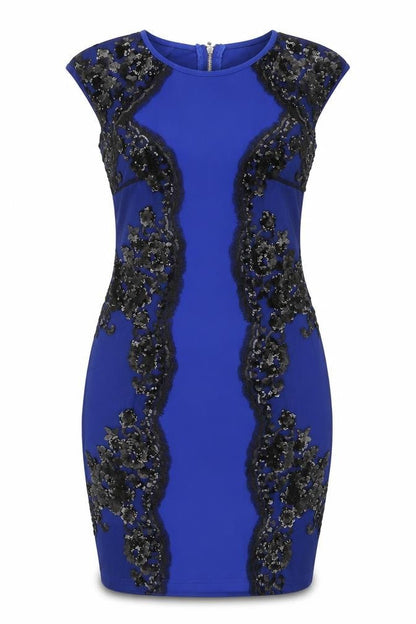 Little Mistress Womens Blue   Bodycon  Size 8