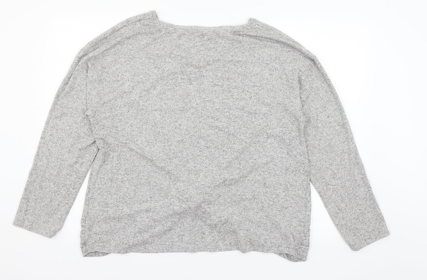 George Womens Grey  Knit Pullover Jumper Size XL  - Knot Detail