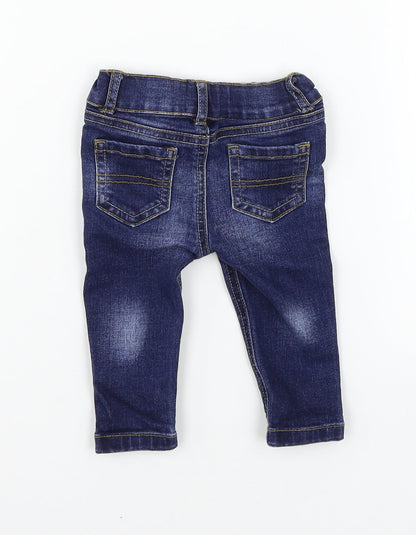 Denim & Co. Baby Blue  Denim Pedal Pusher Jeans Size 3-6 Months