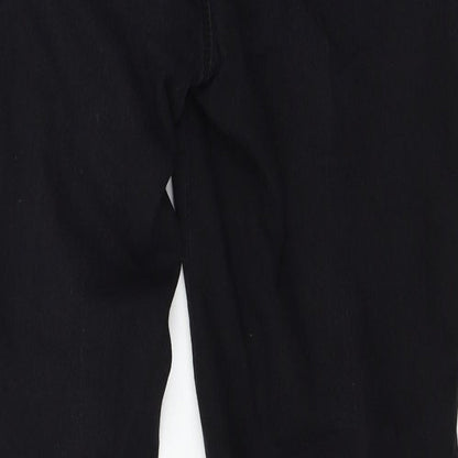 Denim & Co. Womens Black  Denim Skinny Jeans Size 10 L29 in