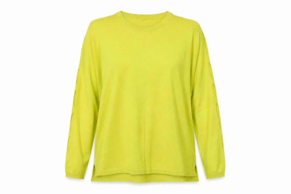 Womens UK Size 12 George Yellow Pullover Jumper