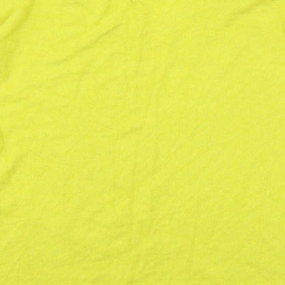 George Womens Yellow  Knit Pullover Jumper Size 12  - Cut out sleeves