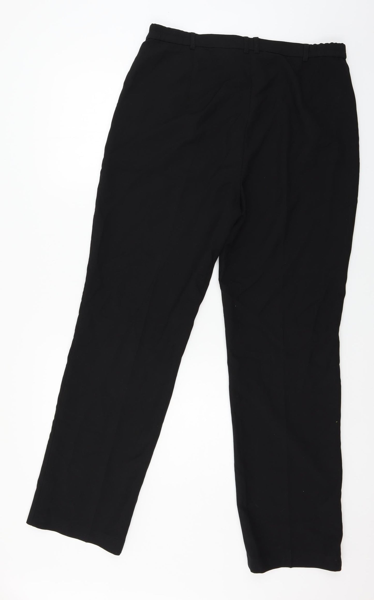 Womens UK Size 14 Marks and Spencer Regular Fit  Black Trousers