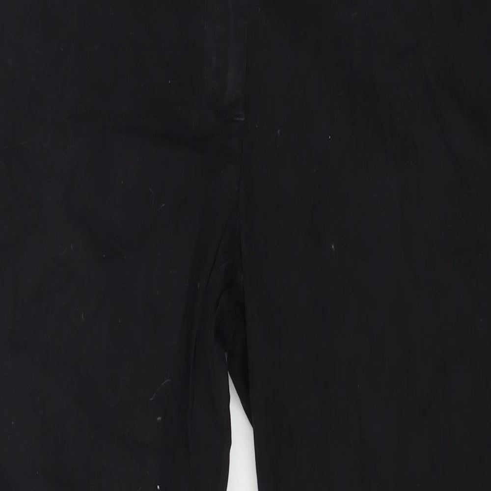 Womens UK Size 10 H&M Regular Fit  Black Trousers