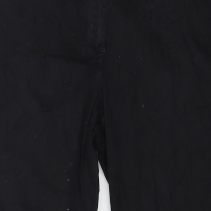 Womens UK Size 10 H&M Regular Fit  Black Trousers