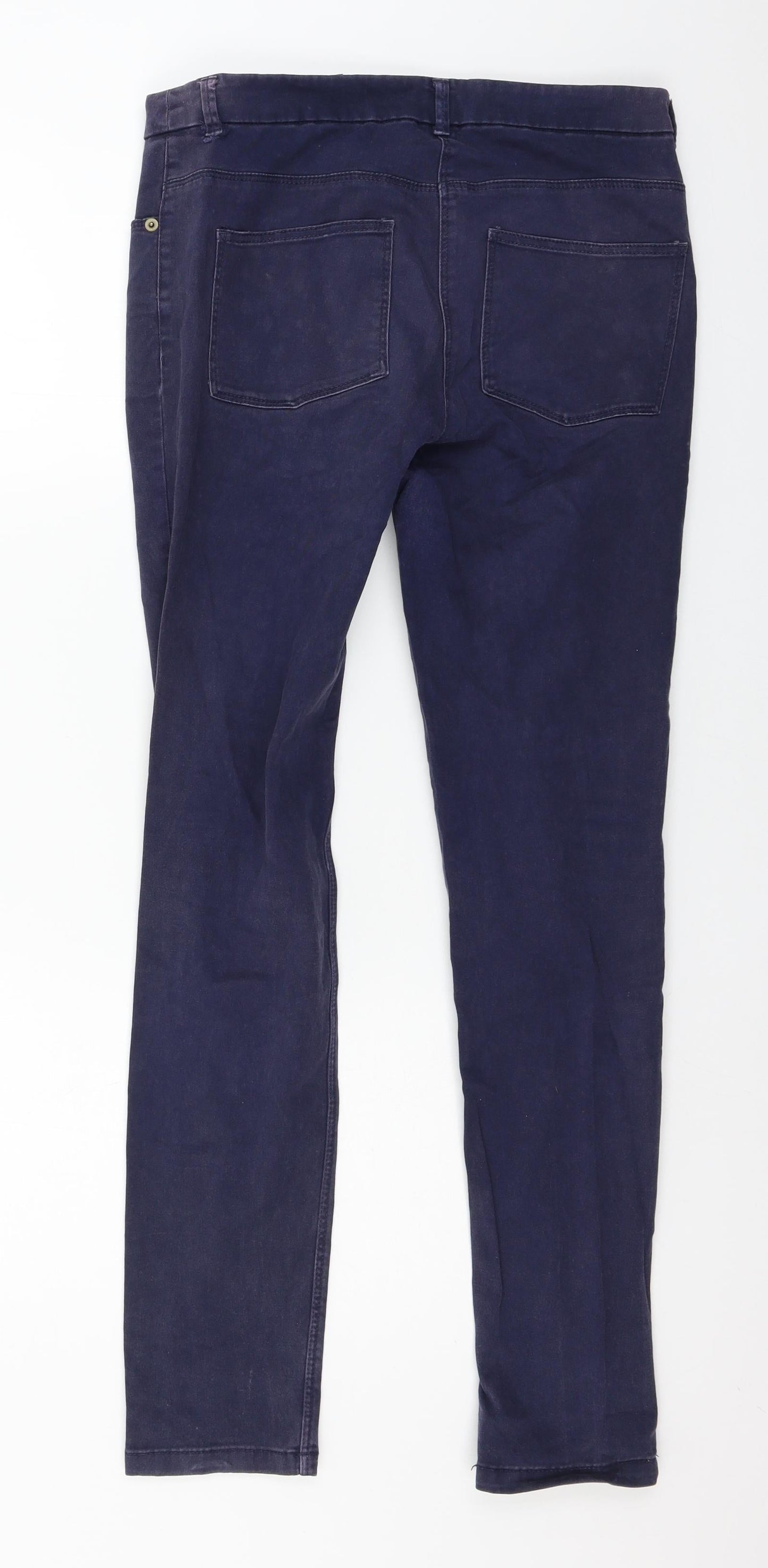 Womens UK Size 10 H&M Regular Fit Skinny Blue Jeans