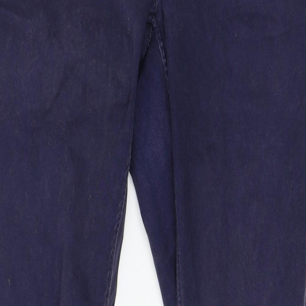 Womens UK Size 10 H&M Regular Fit Skinny Blue Jeans