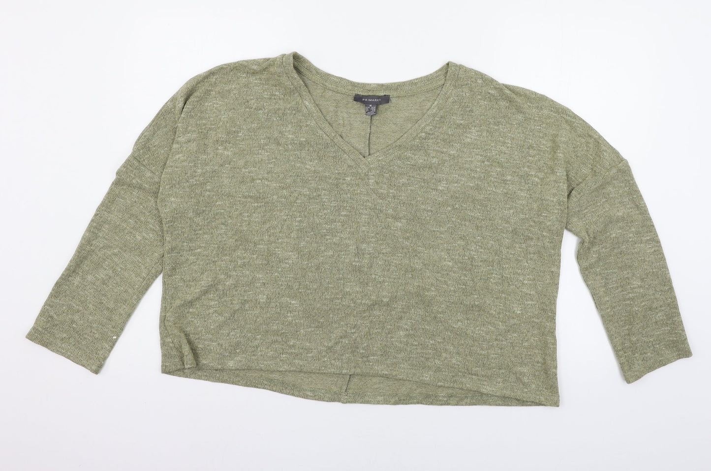 Primark Womens Green  Knit Pullover Jumper Size 12