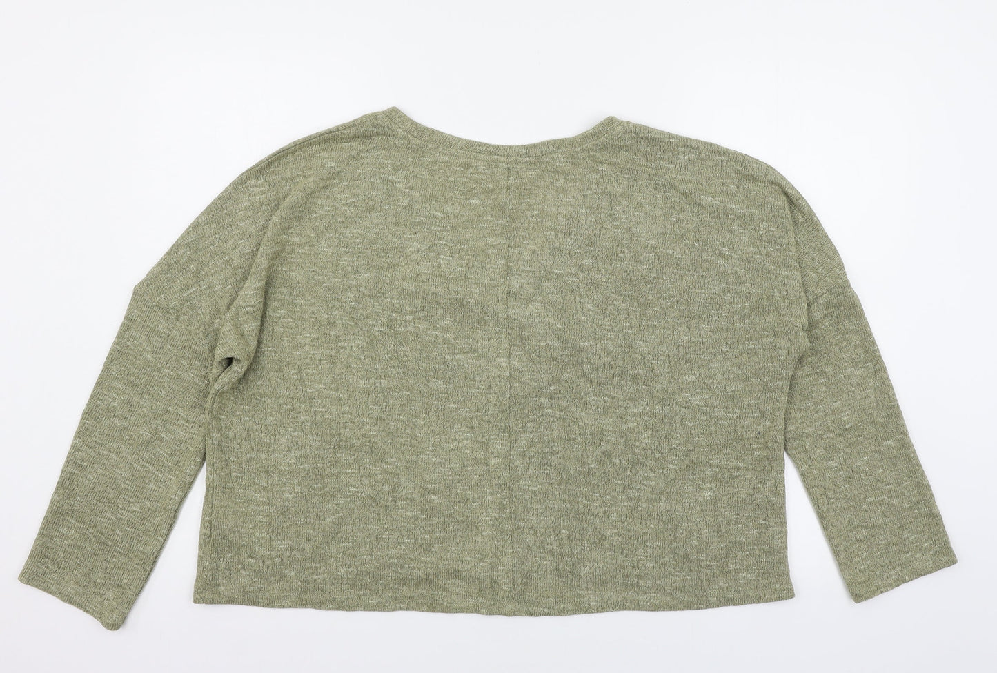 Primark Womens Green  Knit Pullover Jumper Size 12