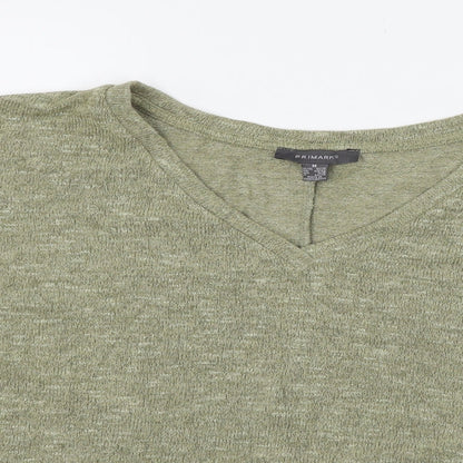 Primark Womens Green  Knit Pullover Jumper Size 12