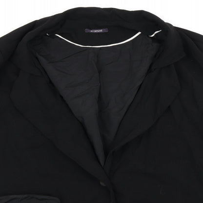 Promod Womens Black   Jacket Blazer Size 14