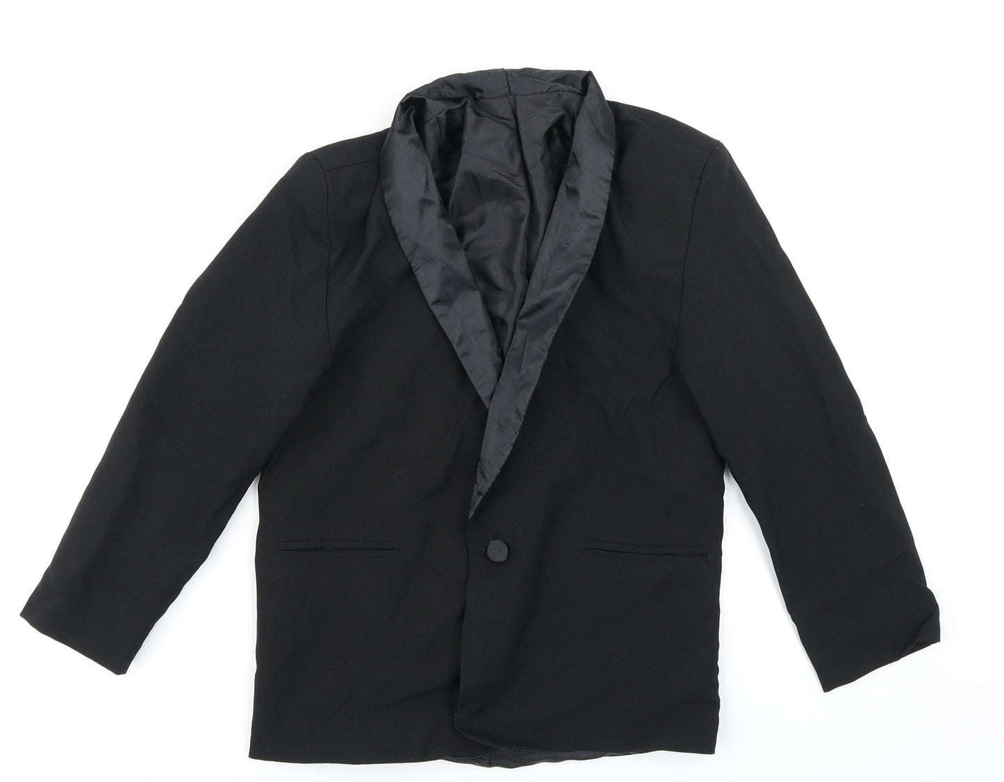 Womens UK Size 8 Preworn Regular Black Blazer