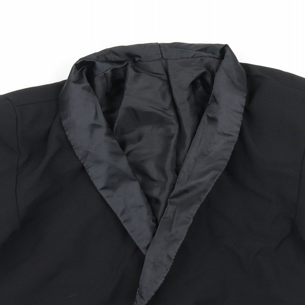 Womens UK Size 8 Preworn Regular Black Blazer