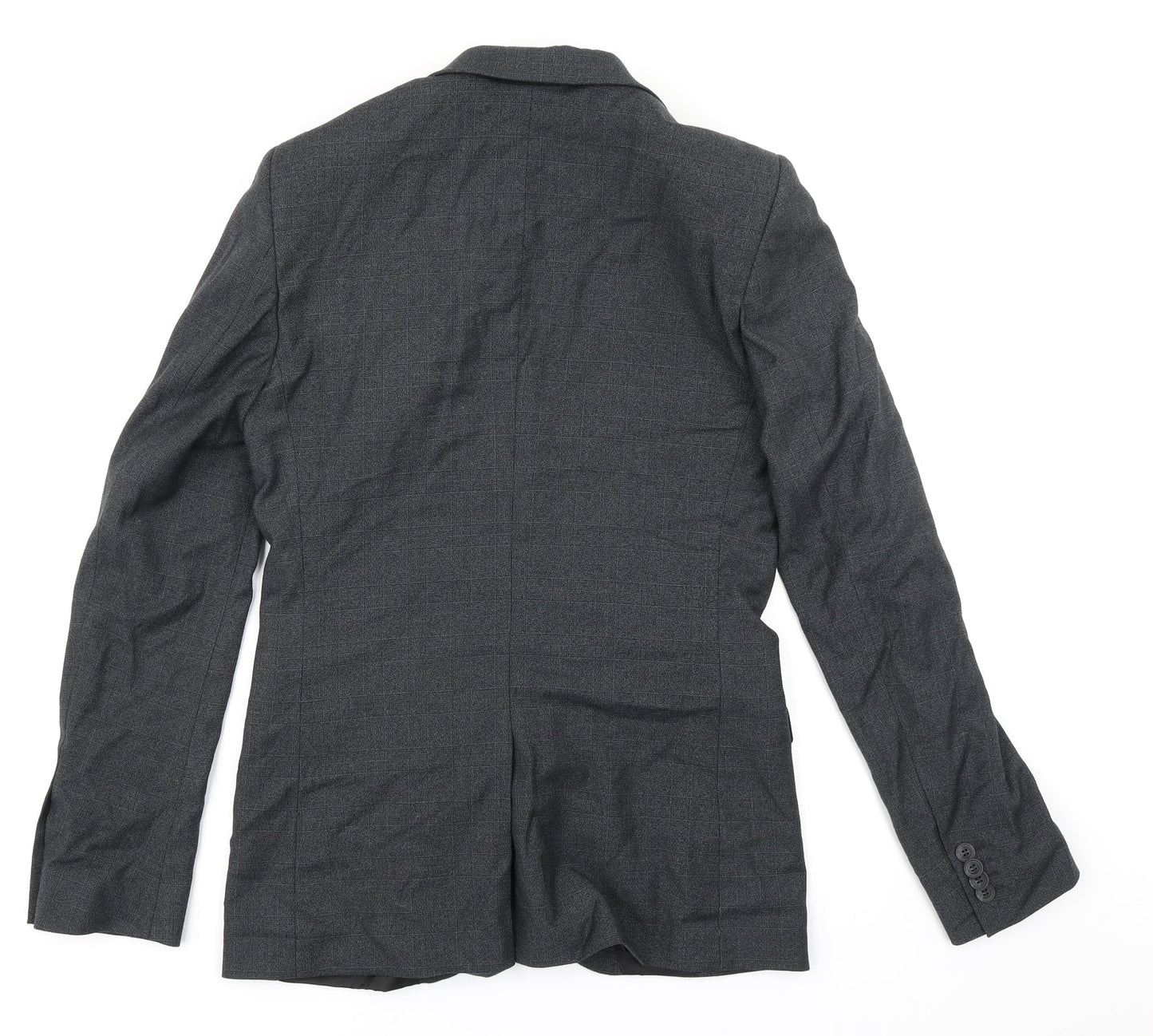 Mens UK Size 38 Topman Regular Grey Suit Jacket
