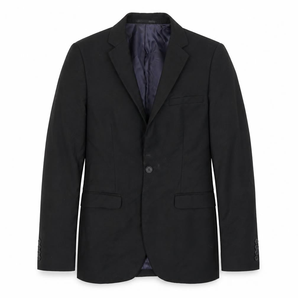 Mens UK Size 36 Topman Regular Black Suit Jacket