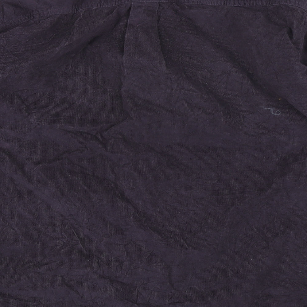 Tom Hagan Mens Blue  Corduroy  Button-Up Size M