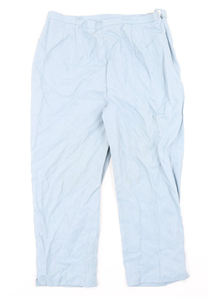 Sarah Hamilton Womens Blue   Trousers  Size 18 L23 in