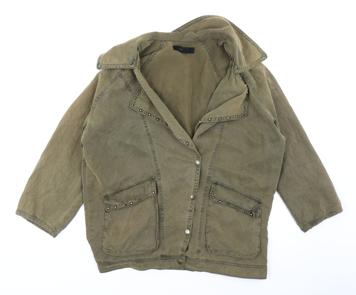 Womens UK Size S FOREVER 21 Green Jacket