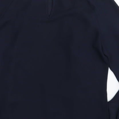 Womens UK Size 10 Atmosphere Blue Basic Blouse