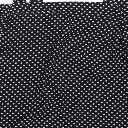 Womens UK Size 10 Atmosphere Black Basic Blouse
