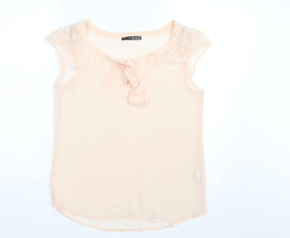 Womens UK Size 10 Atmosphere Pink Basic Blouse