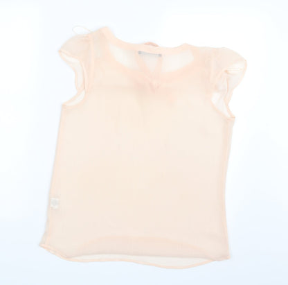 Womens UK Size 10 Atmosphere Pink Basic Blouse