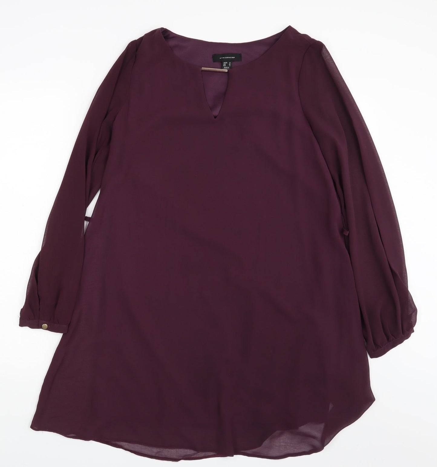 Atmosphere Womens Purple   Basic Blouse Size 10
