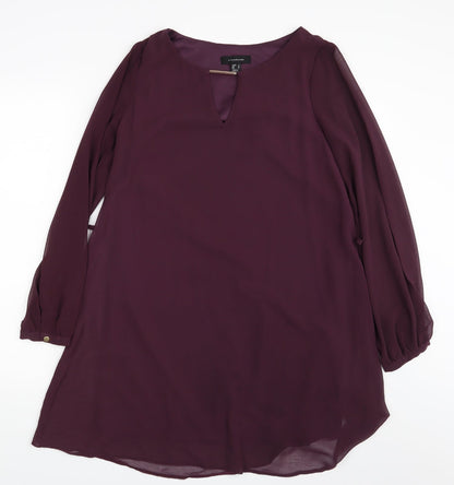 Atmosphere Womens Purple   Basic Blouse Size 10