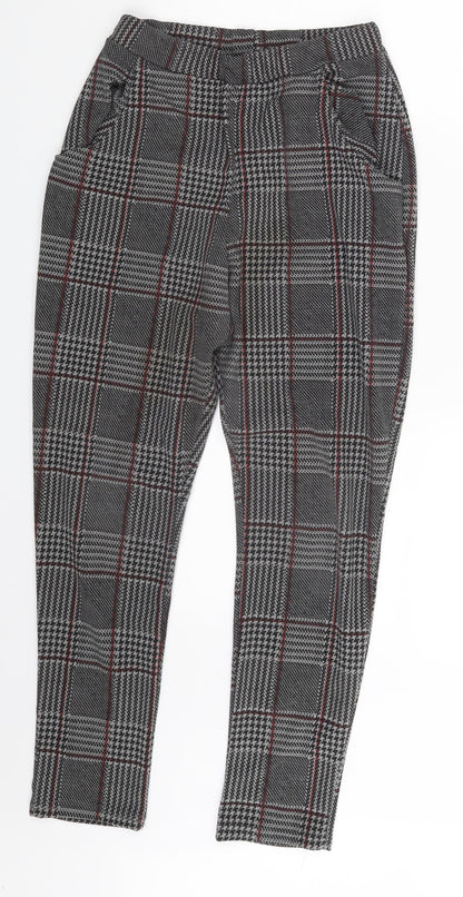 Womens UK Size 10 Boohoo Regular Fit  Multicoloured Trousers