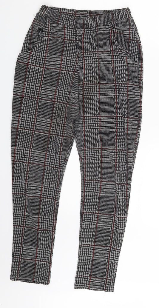 Womens UK Size 10 Boohoo Regular Fit  Multicoloured Trousers