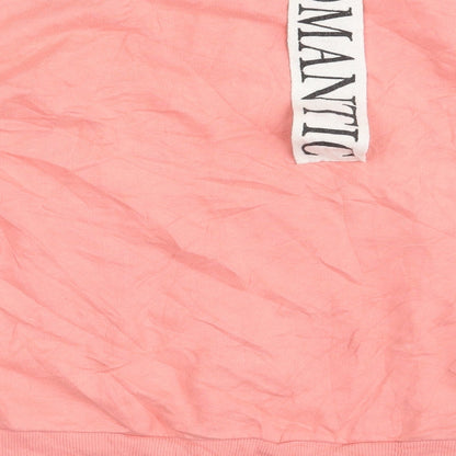 Womens UK Size 12 Topshop Pink Pullover Jumper