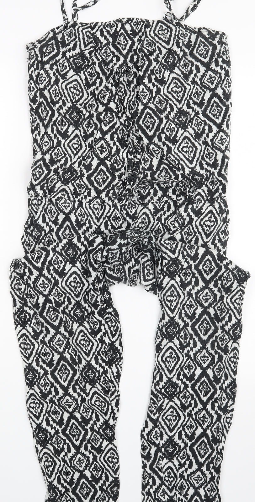 TU Womens Multicoloured Argyle/Diamond  Coverall One-Piece Size 8 L25 in