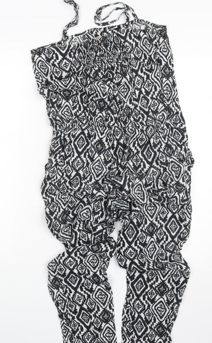 TU Womens Multicoloured Argyle/Diamond  Coverall One-Piece Size 8 L25 in