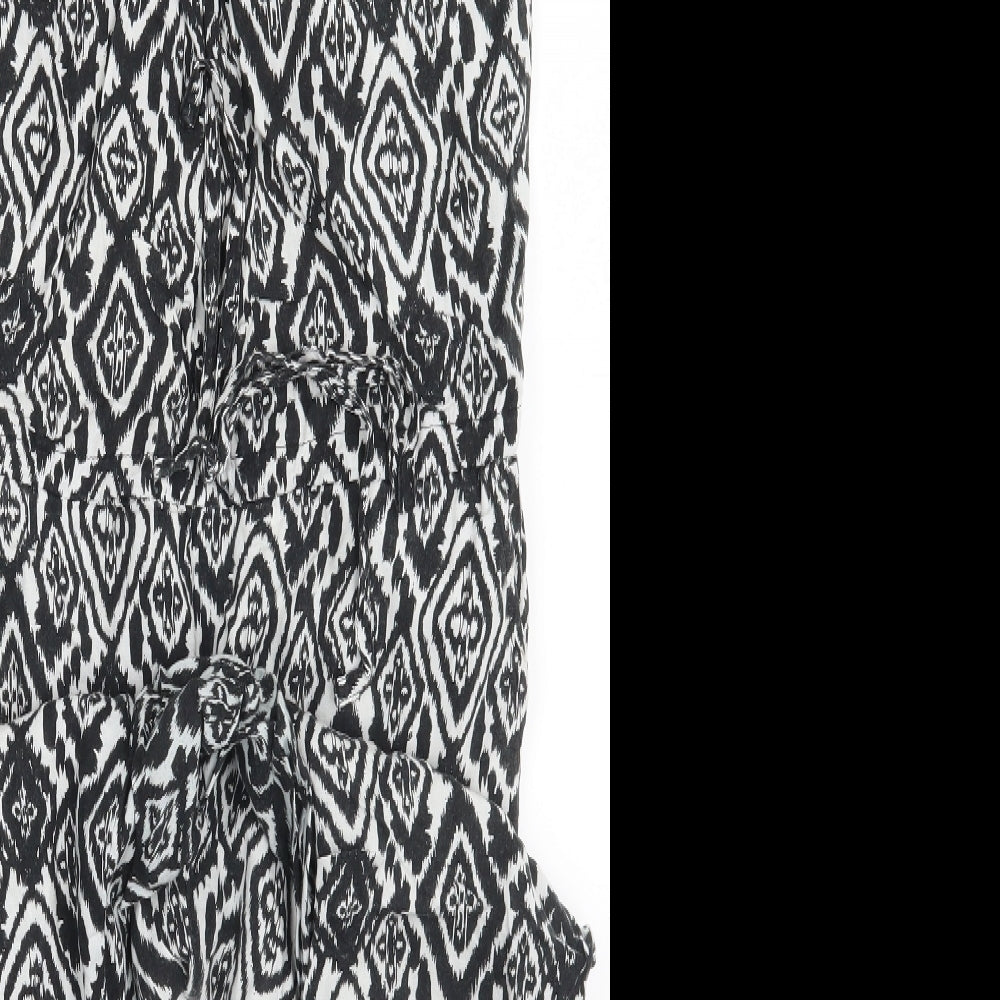 TU Womens Multicoloured Argyle/Diamond  Coverall One-Piece Size 8 L25 in