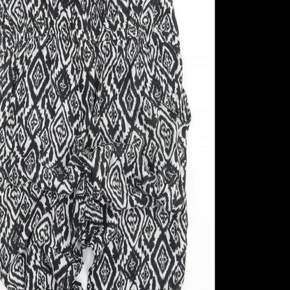 TU Womens Multicoloured Argyle/Diamond  Coverall One-Piece Size 8 L25 in