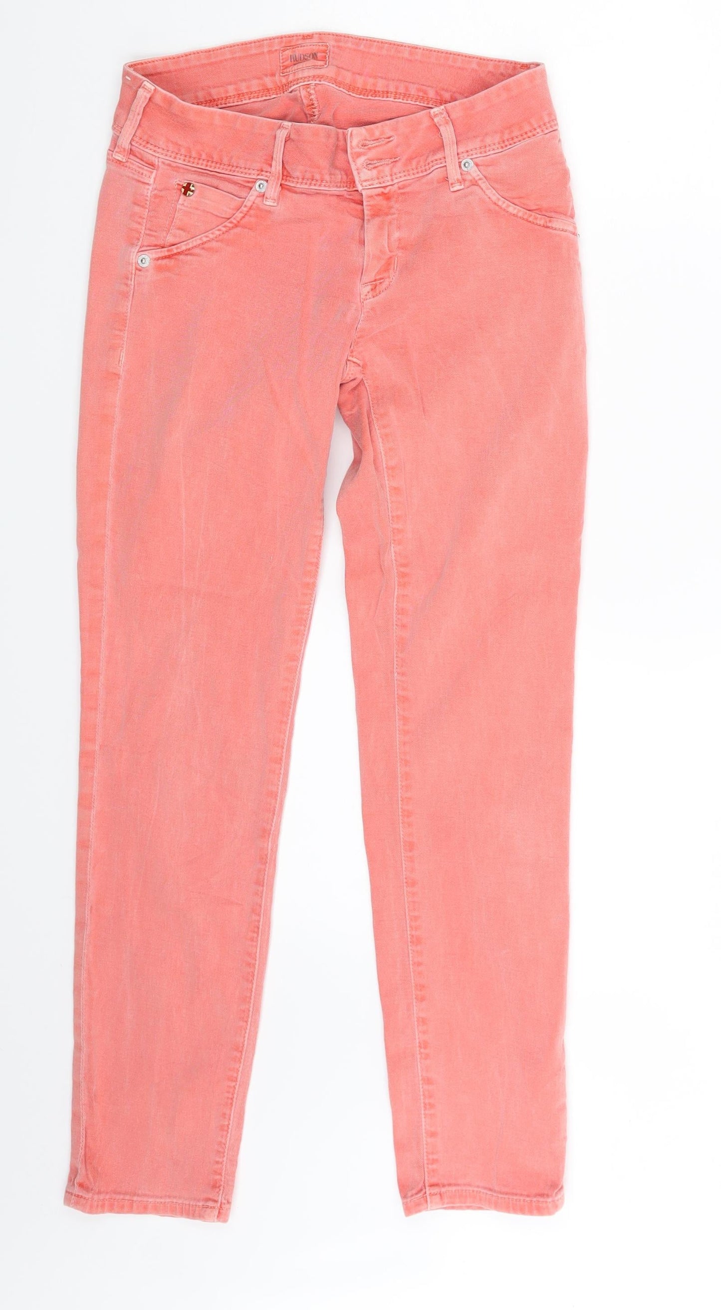 Hudson Girls Pink  Denim Skinny Jeans One Size