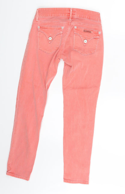 Hudson Girls Pink  Denim Skinny Jeans One Size