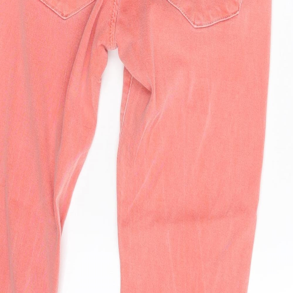 Hudson Girls Pink  Denim Skinny Jeans One Size
