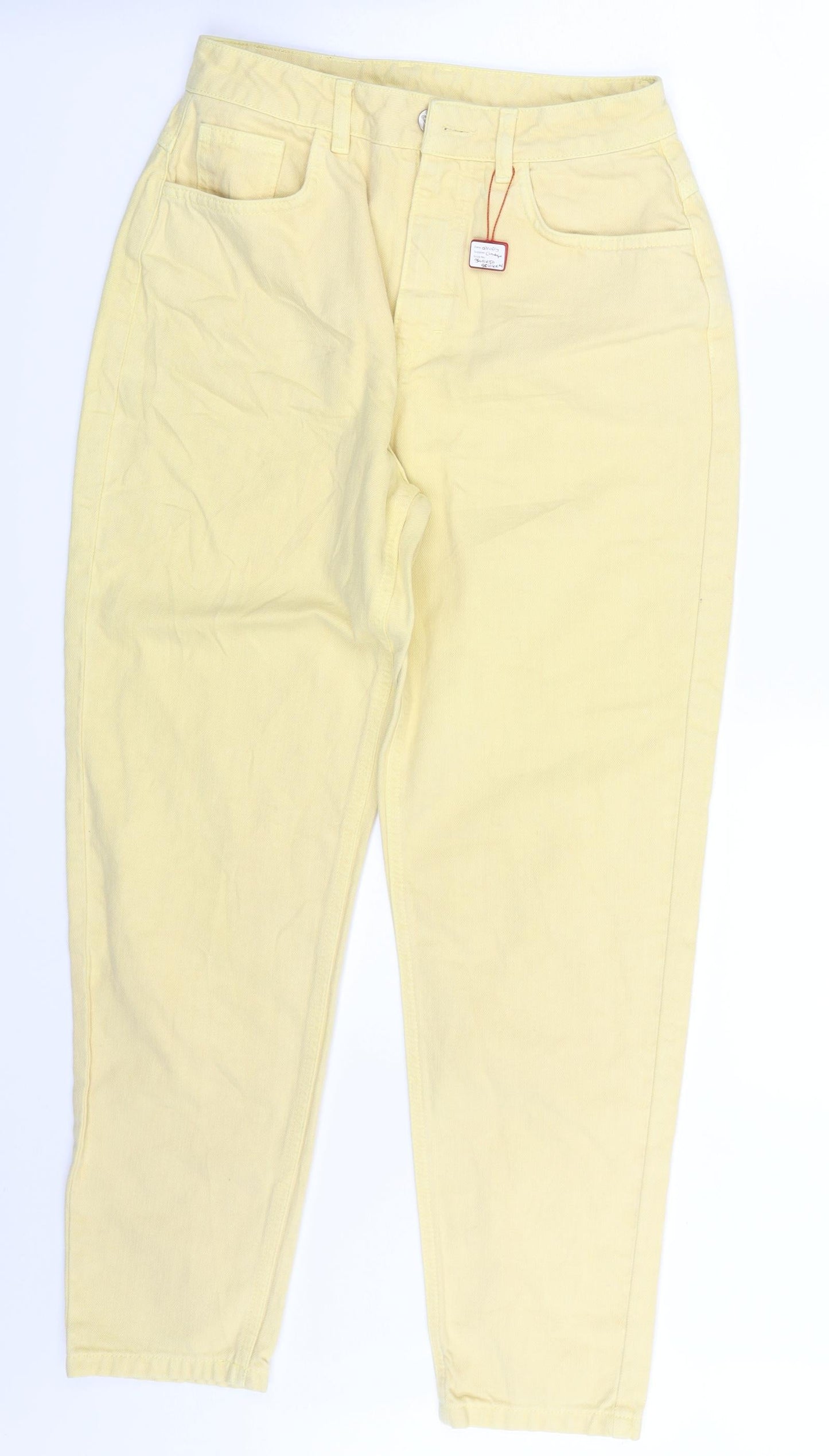 ASOS Womens Yellow  Denim Skinny Jeans Size 28 in L27 in