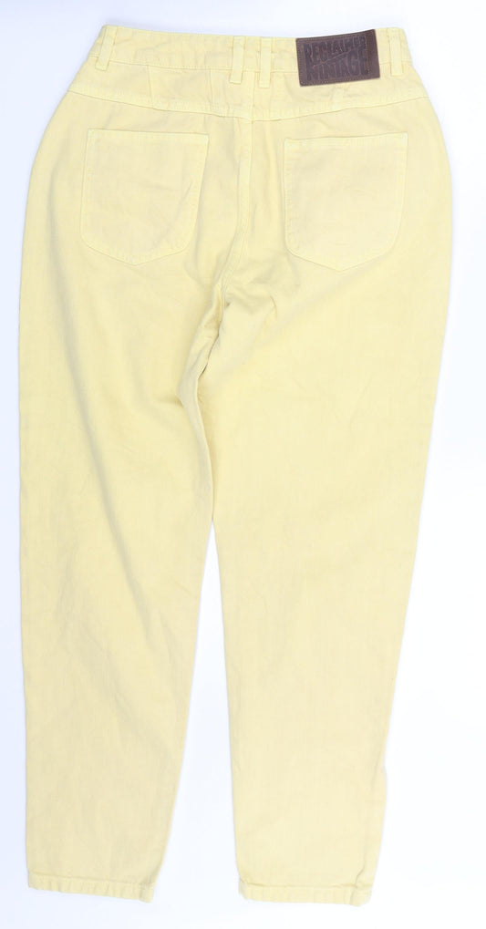 ASOS Womens Yellow  Denim Skinny Jeans Size 28 in L27 in
